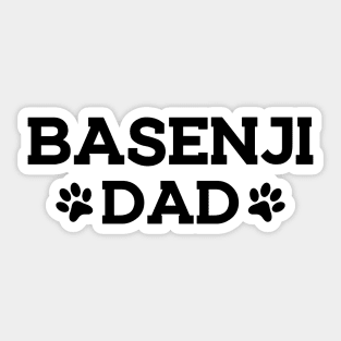 Basenji Dad Sticker